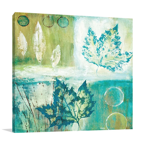 Teal Earth II Canvas Print | Tava Studios