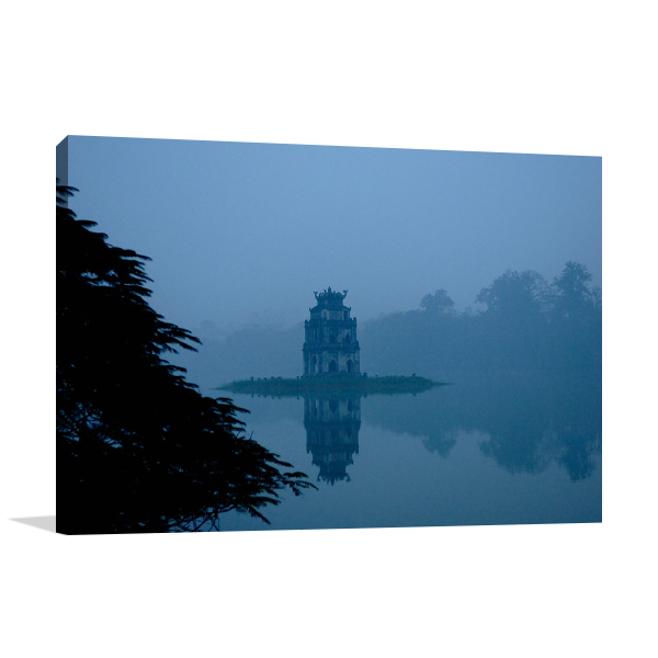 Temple Vietnam Wall Art Print