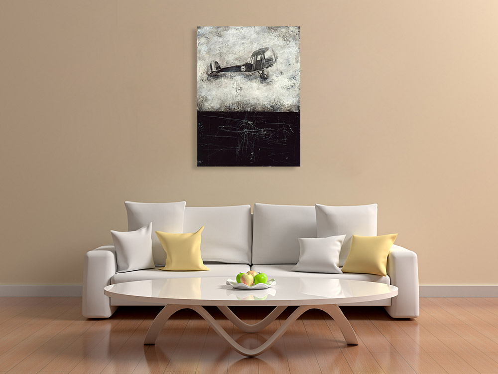 Black and White Art Print Canvas