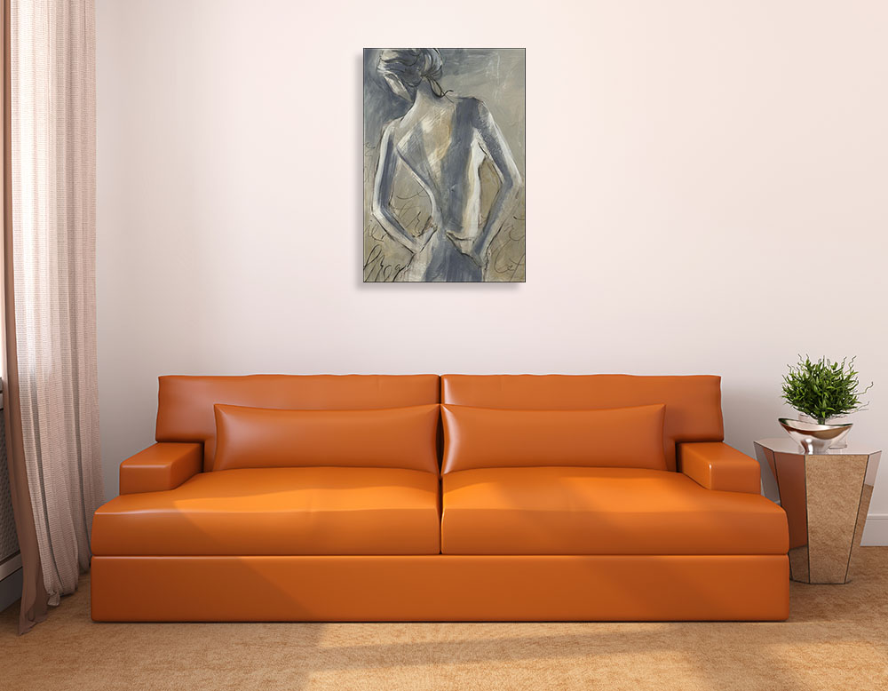 Contemporary Neutral Tone Canvas Art