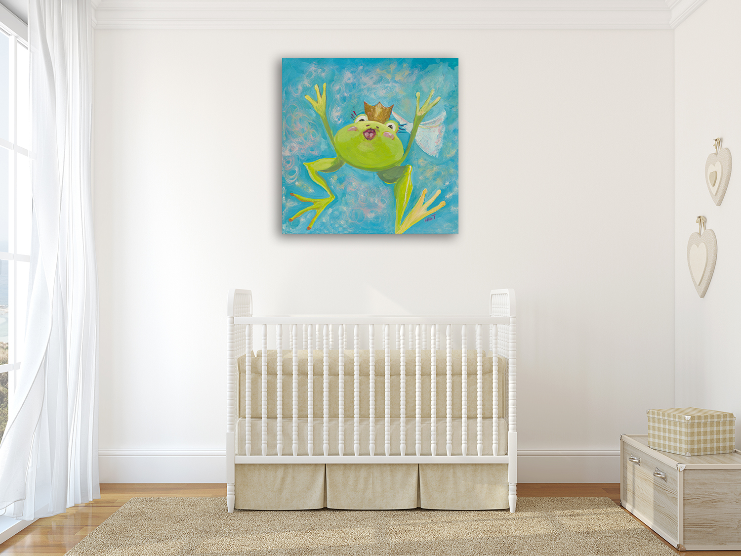 Modern Kids Wall Art on Canvas