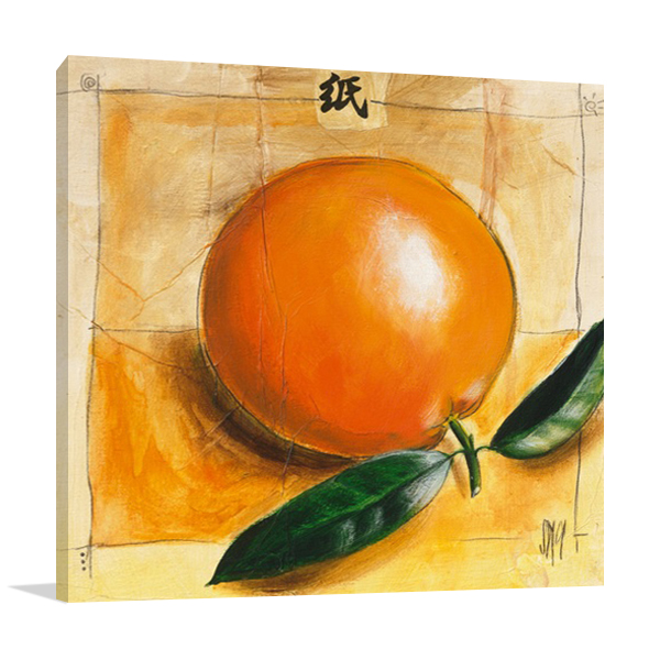 The Orange Fruit Canvas Wall Art