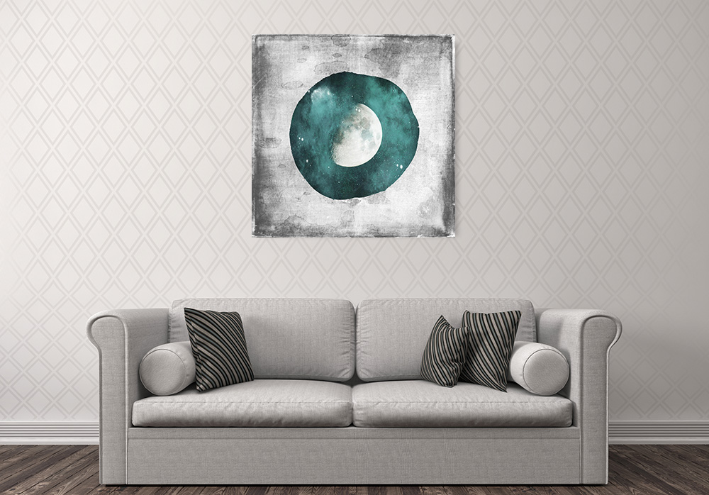 Astronomy Square Canvas Art Print