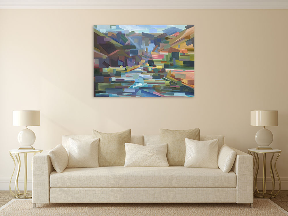 Landscape Abstract Wall Art Canvas