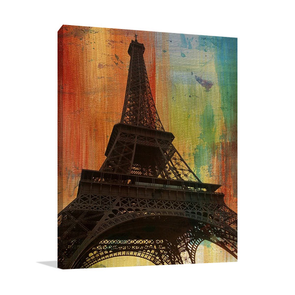 Tour Eiffel Paris Print on Canvas