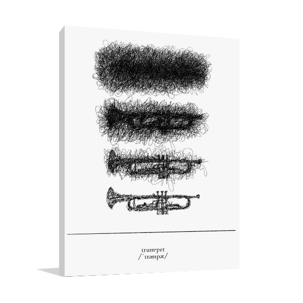 Trumpet Wall Art Print