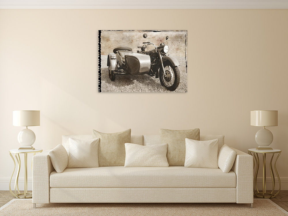 Motorcycle Art Print Wall