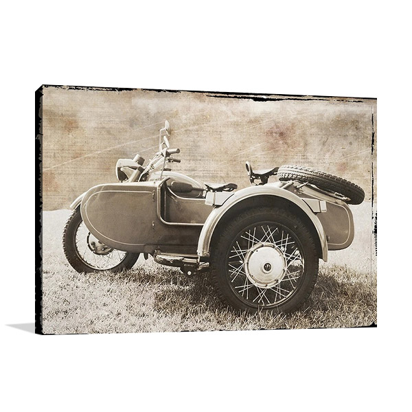 Ural Motorcycle Canvas Print