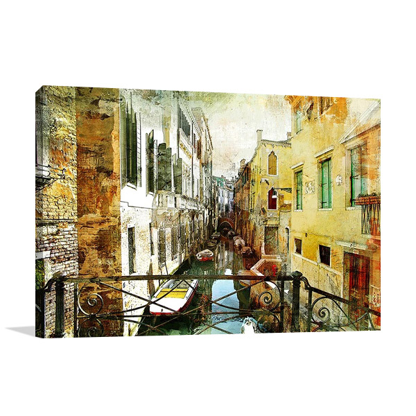 Venice Italy Gondolas Art Print