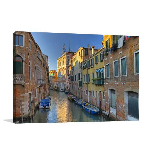 Venice Italy Water Print on Canvas