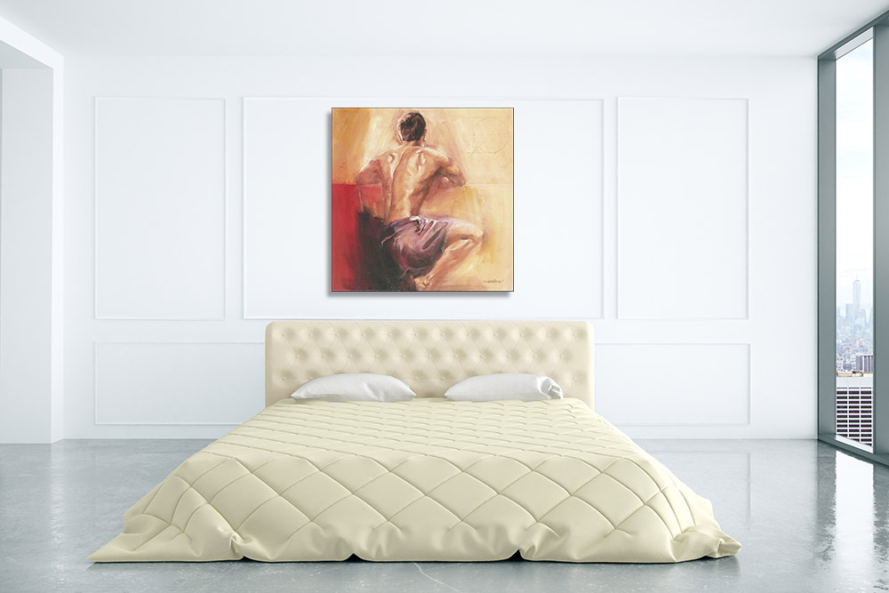 Male Figure Canvas Wall Art