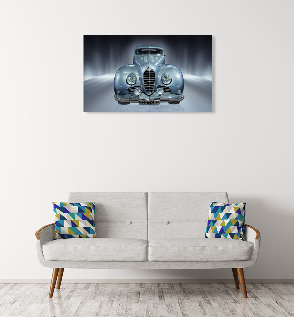 Blue Art Print on Canvas