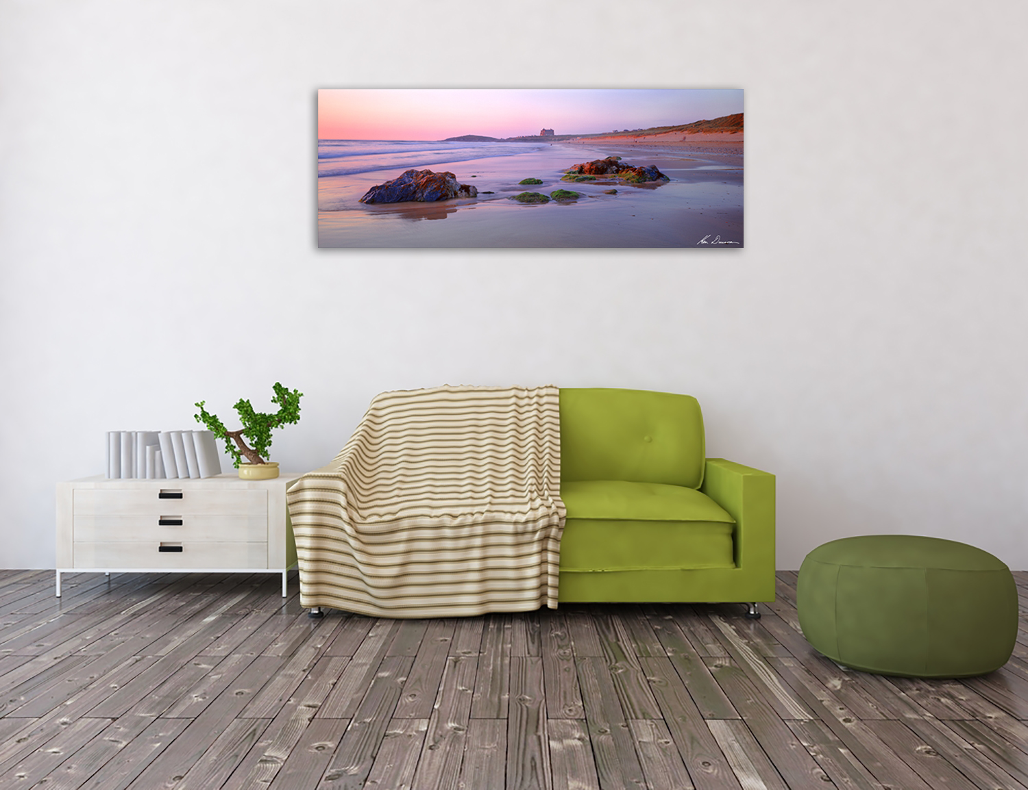 Multi-Colours Wall Art Print on Canvas