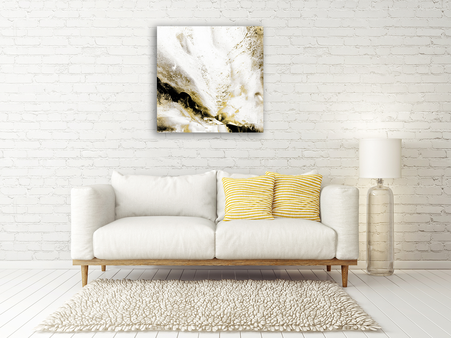 Multi-Colours Wall Art Print on Canvas