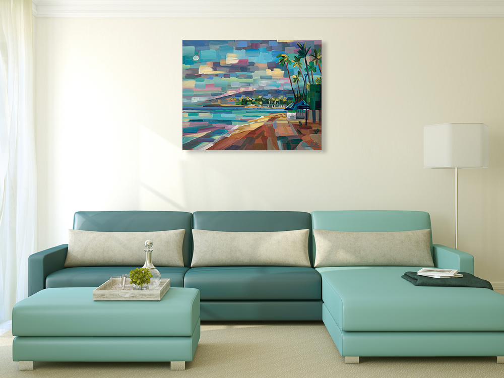 Landscape Cubism Wall Art Print