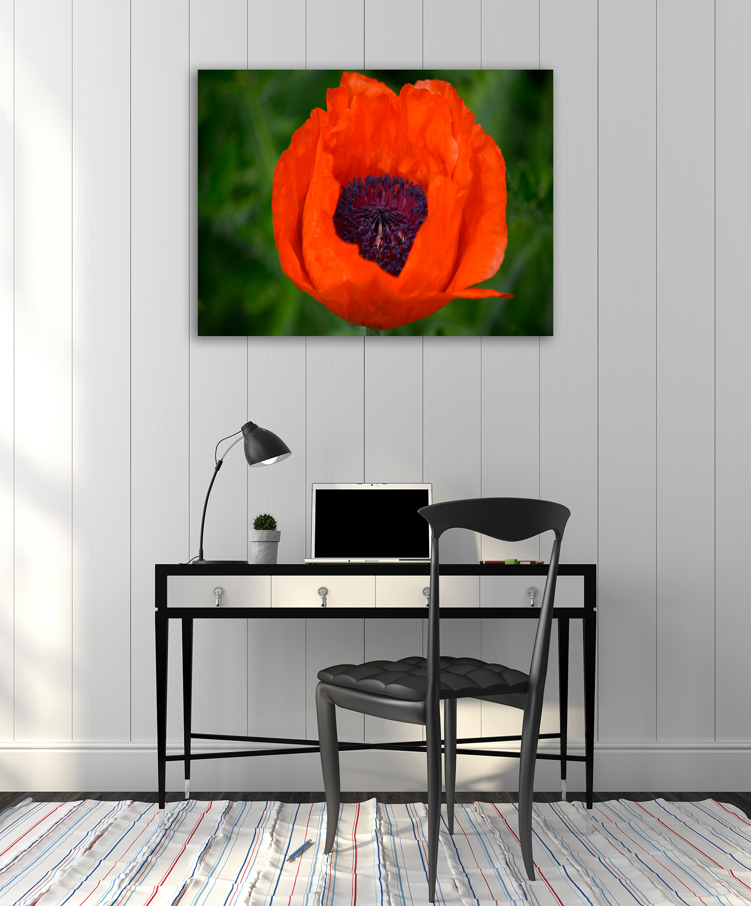 Floral Orange Online Print