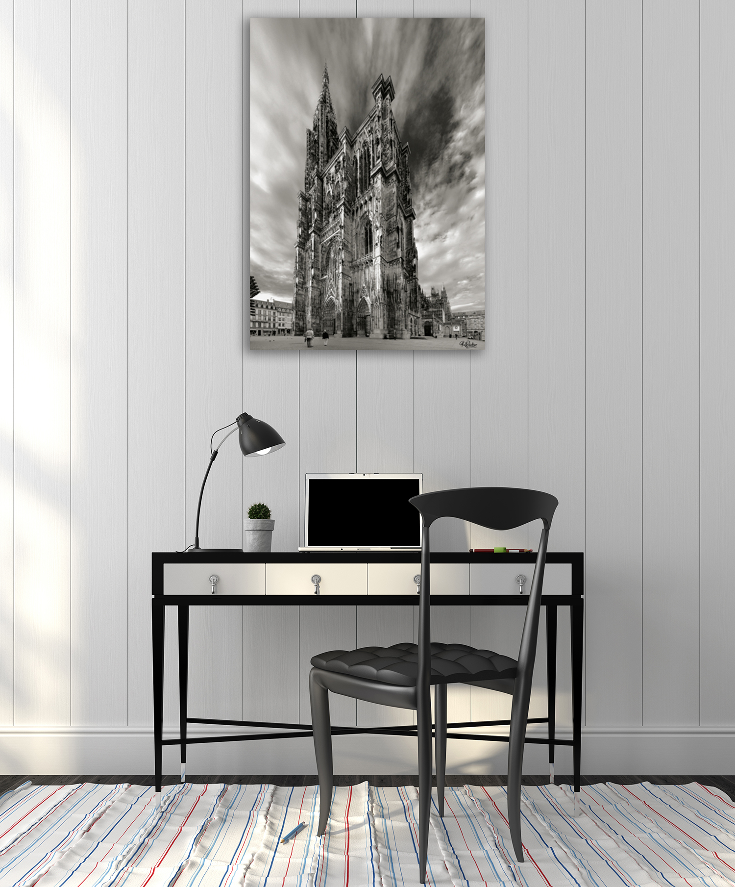 Black and White Canvas Print