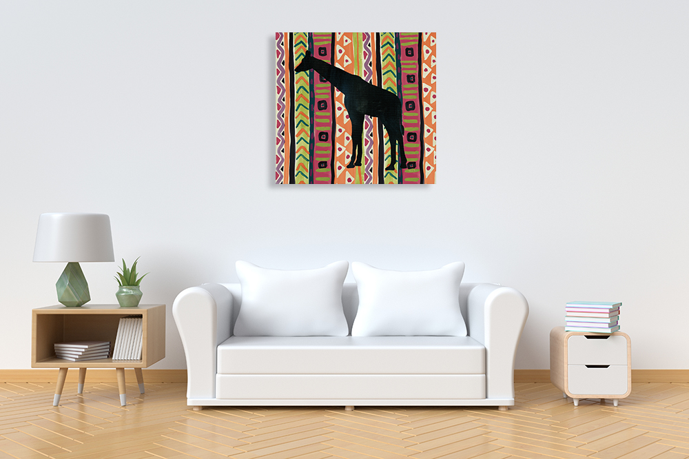 Multi-Colours Wall Art Print on Canvas