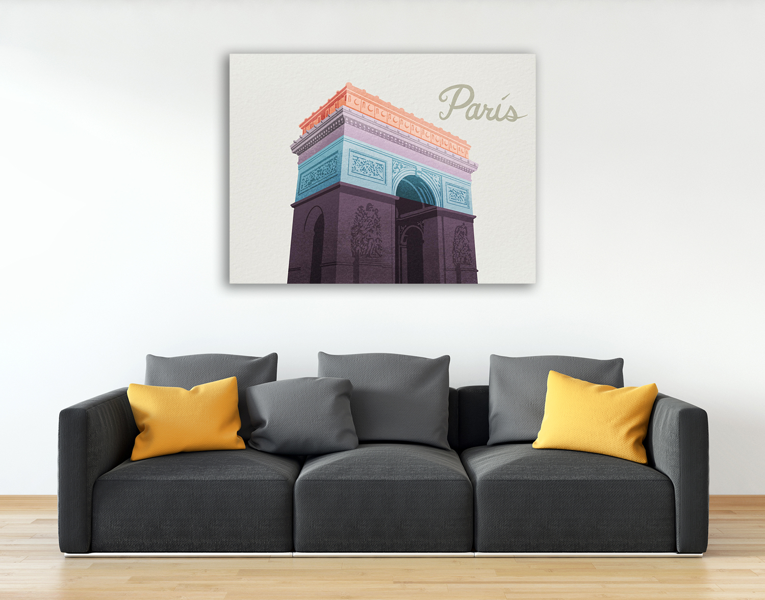 Landscape Wall Art Print on Canvas