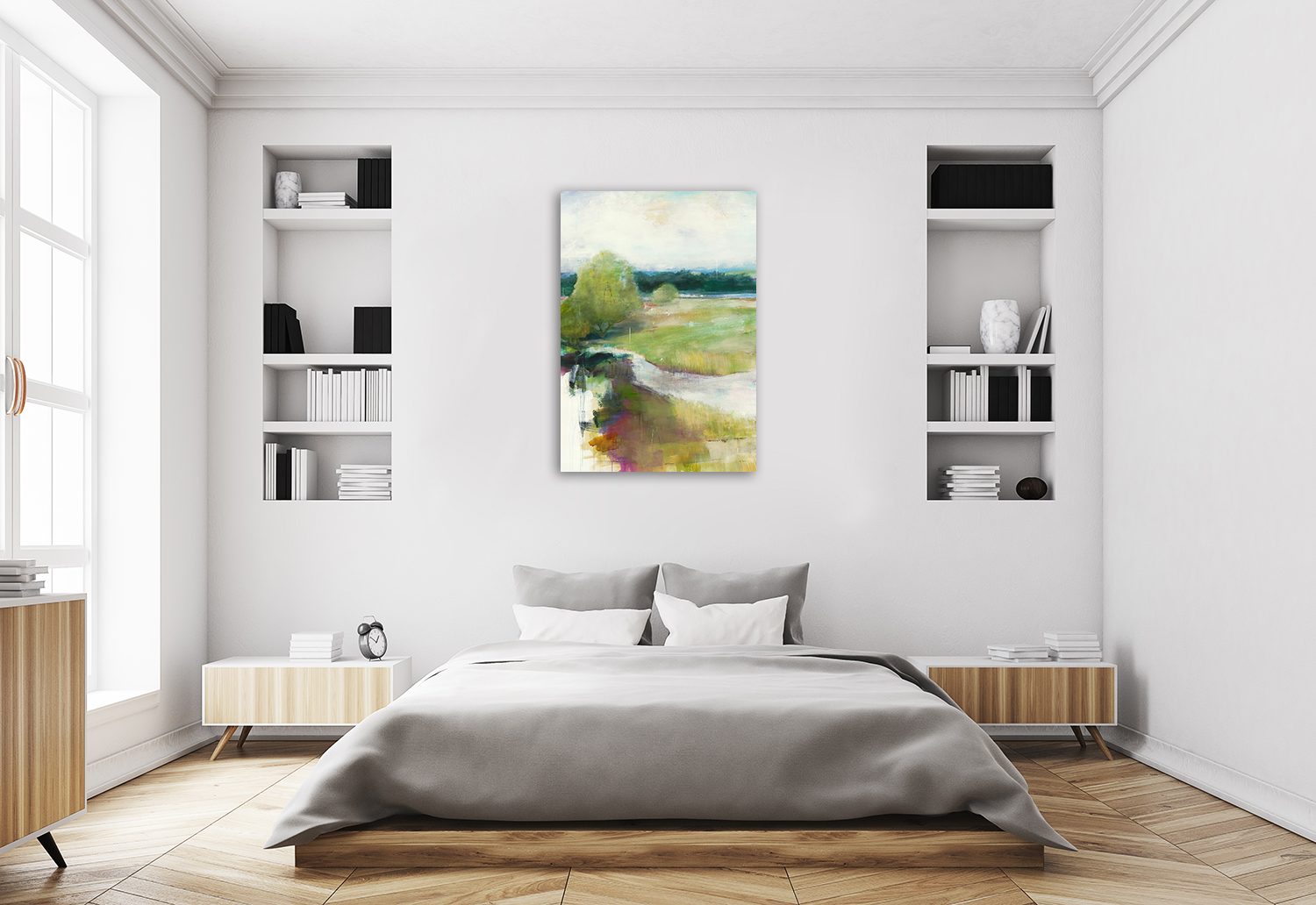 Portrait Impressionist Wall Art on Canvas