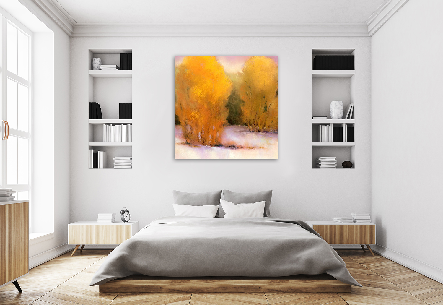 Square Impressionist Wall Art Print