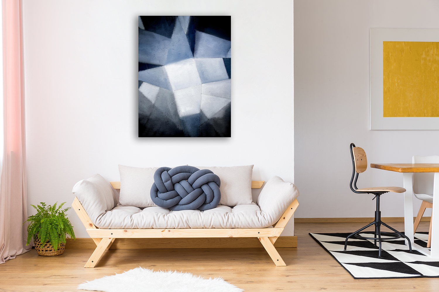 Portrait Abstract Wall Art on Canvas