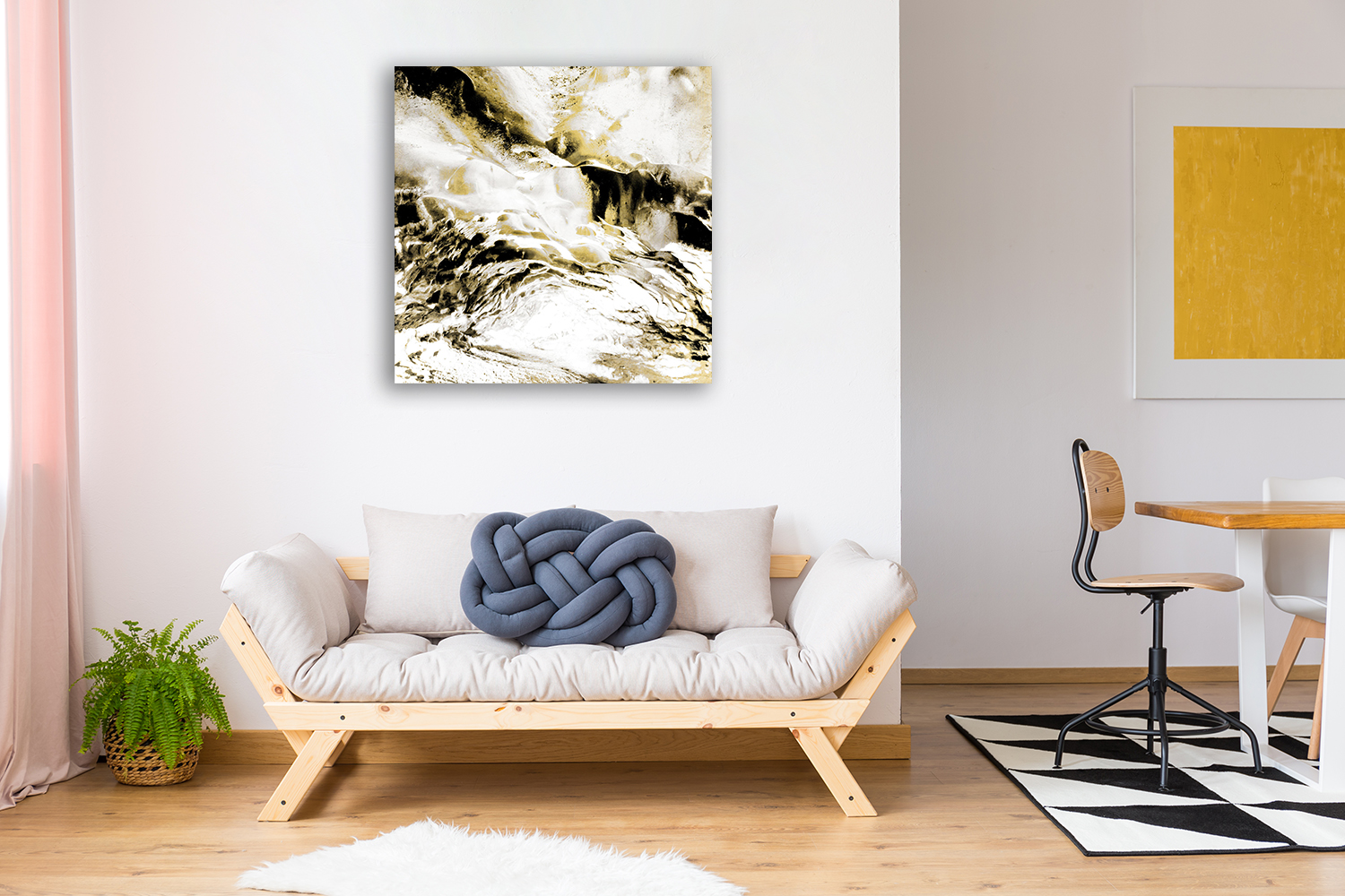 Square Abstract Wall Art Print