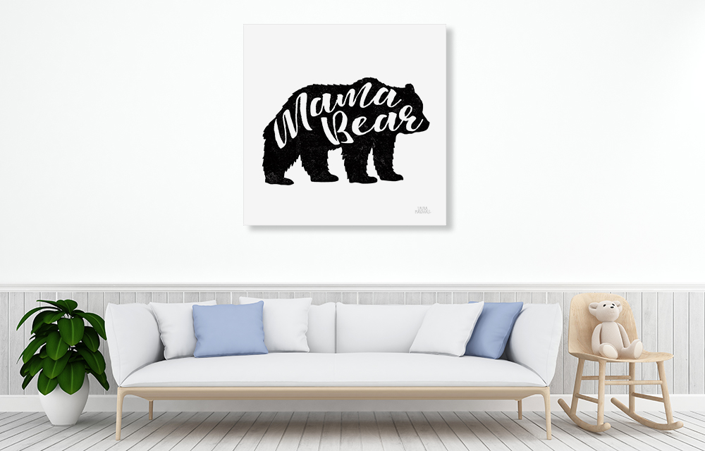 Black and White Canvas Art Print