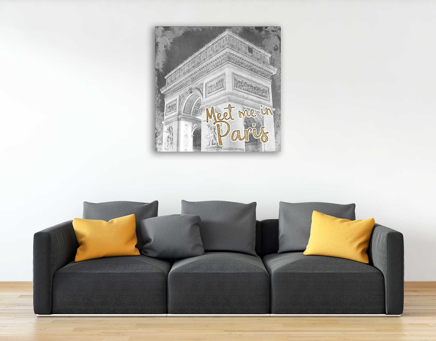 Square Paris Wall Art Print