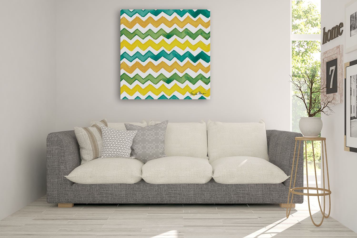 Square Modern Wall Art Print