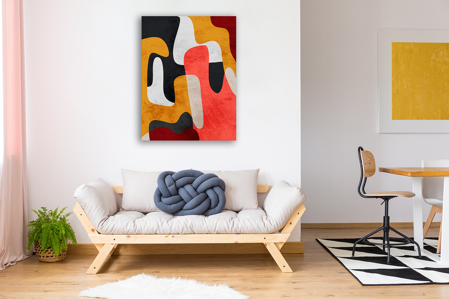 Portrait Abstract Wall Art on Canvas