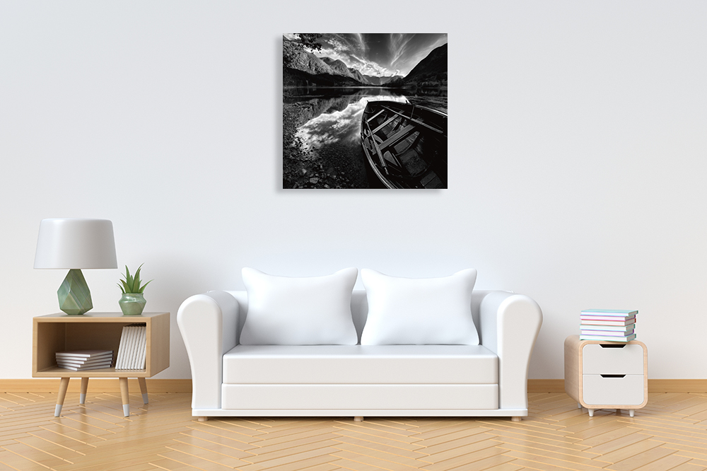 Living Room Square Canvas Print