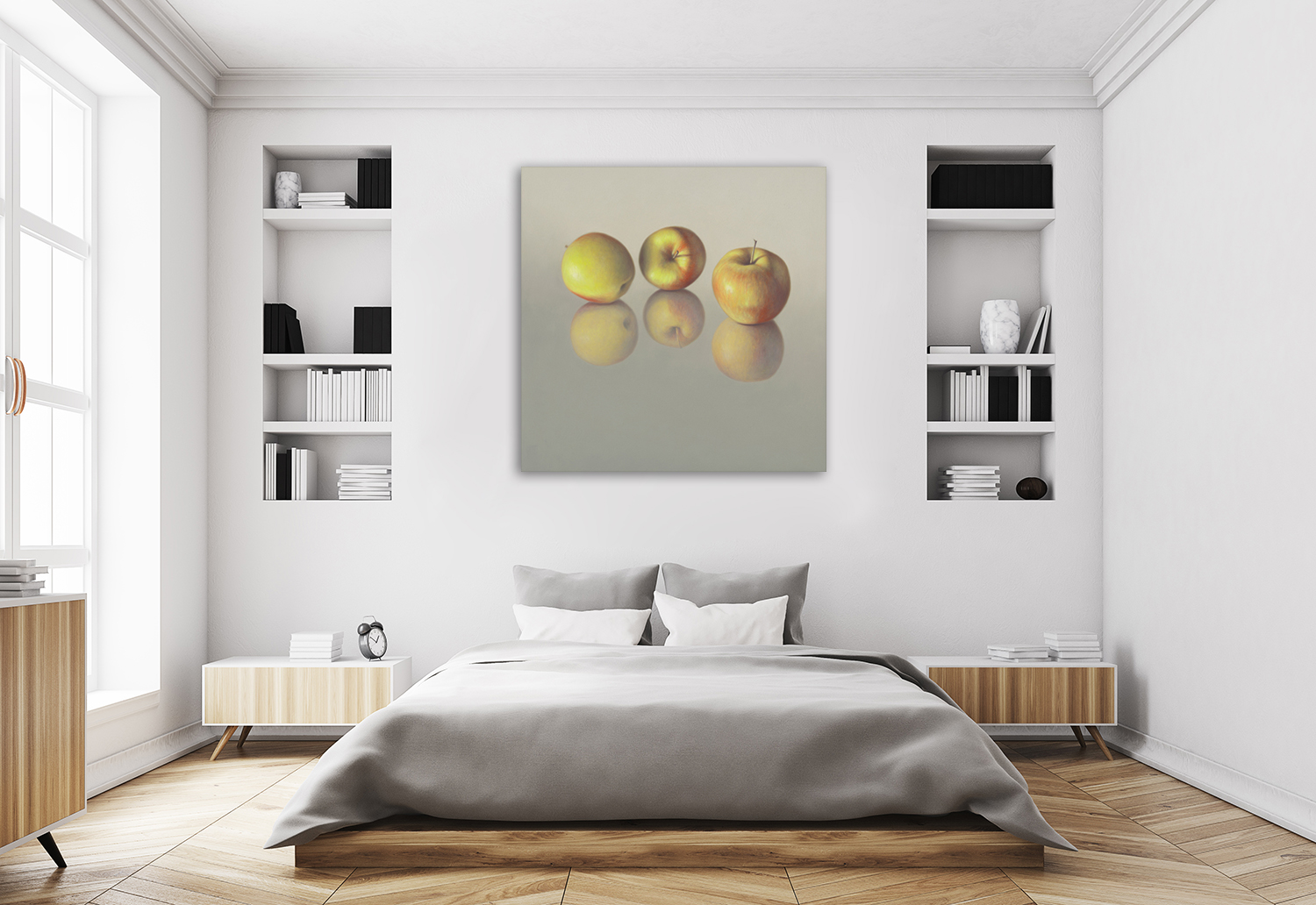 Square Still Life Art on Canvas