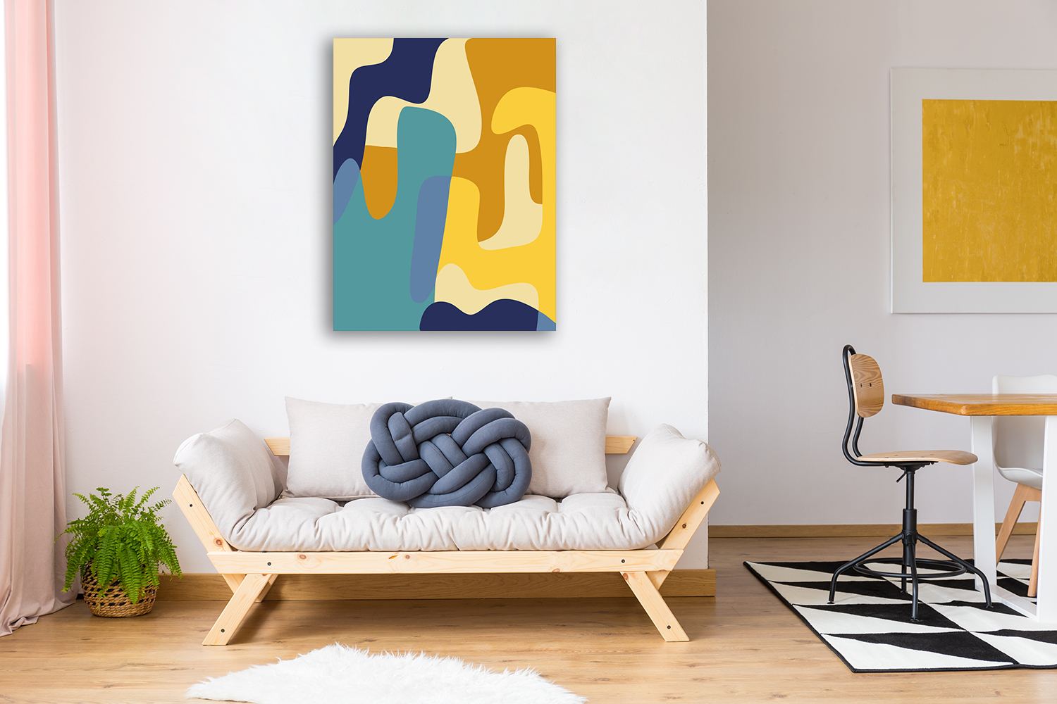 Portrait Abstract Wall Art on Canvas