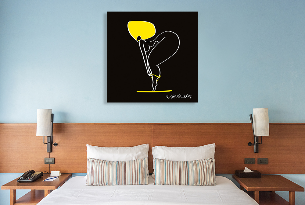 Figurative Art Print on The Wall