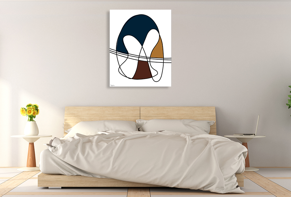 Abstract Portrait Wall Art on Canvas