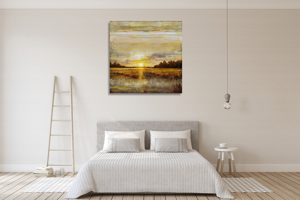 Square Landscape Wall Art on Canvas