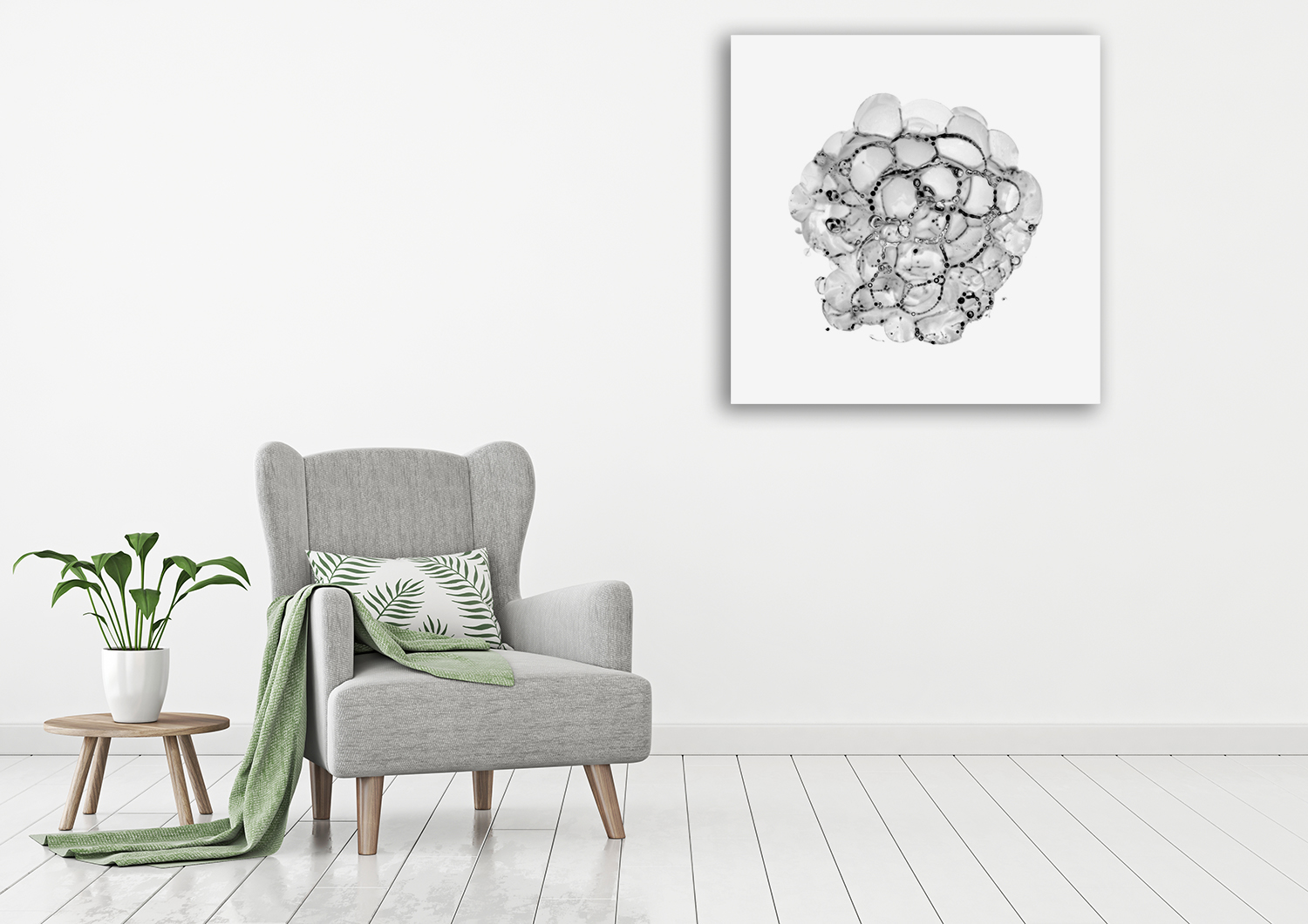 Square Contemporary Wall Art Print