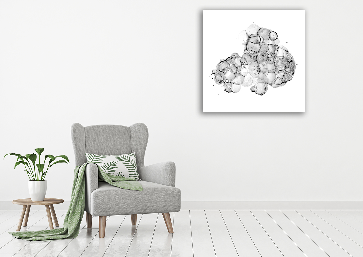 Square Contemporary Wall Art Print