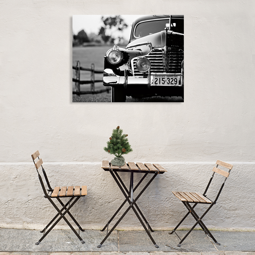 Black and White Canvas Print