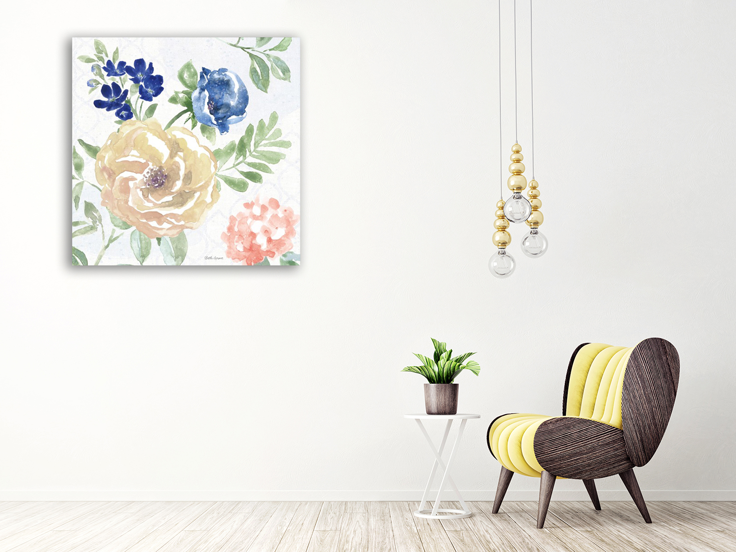 Botanical Canvas Art Print on The Wall