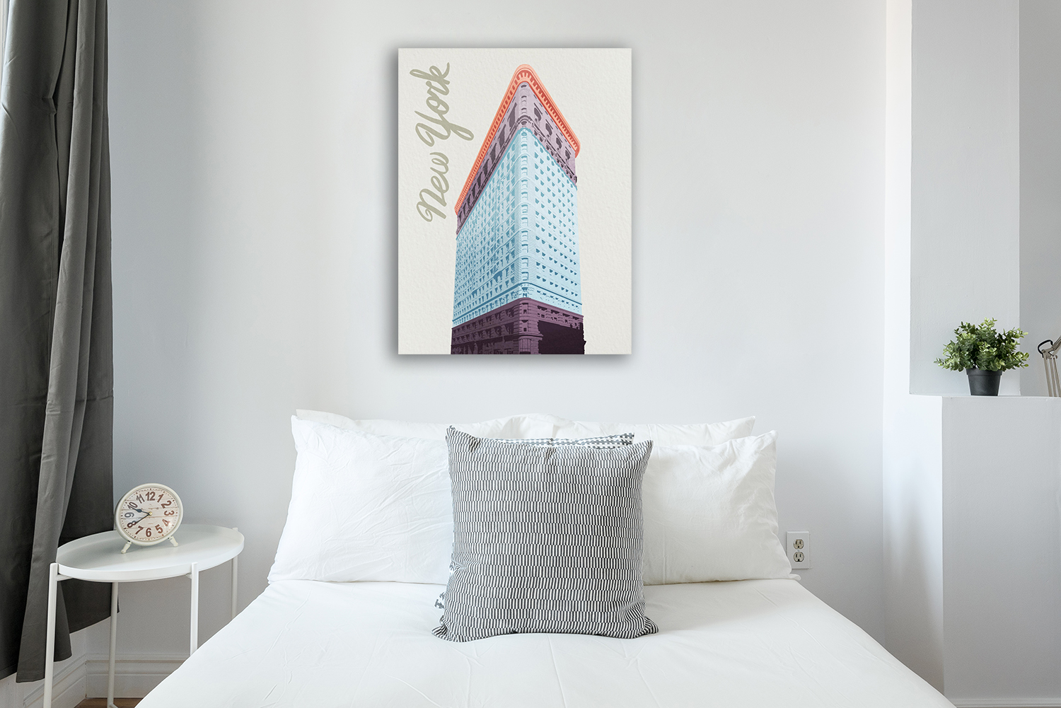 Cosmo and Palms Wall Art on Canvas