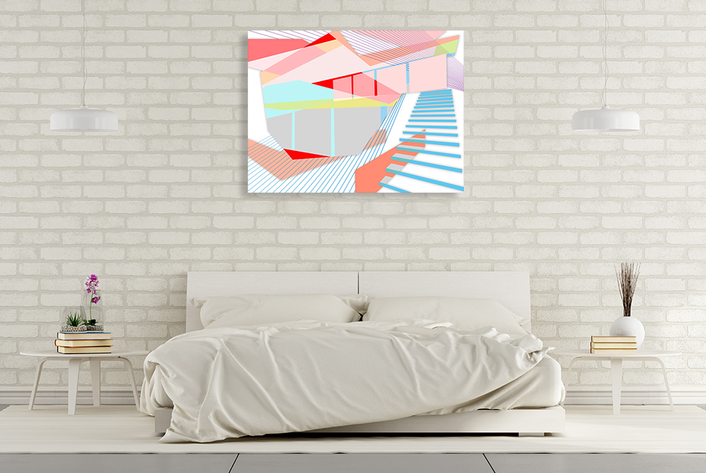 Cubism Abstract Print Canvas