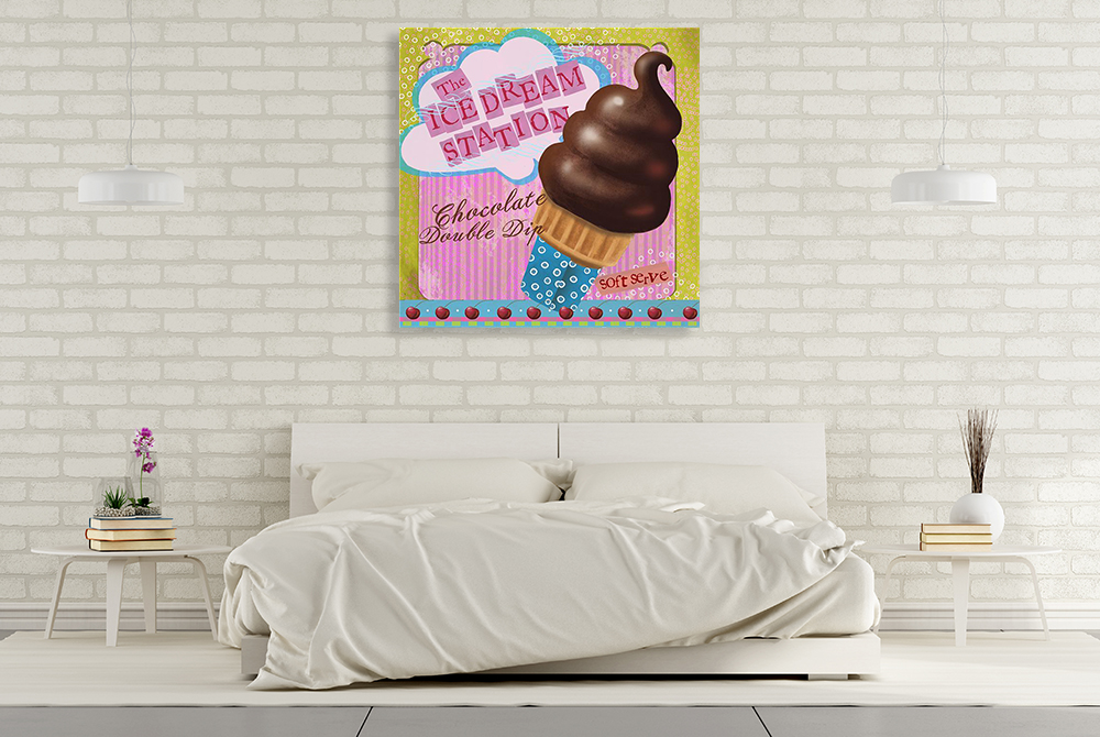 Square Popart Wall Art Print