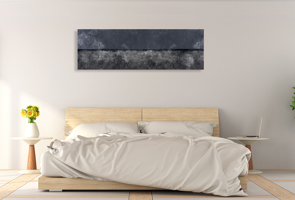 Panoramic Contemporary Art on Canvas