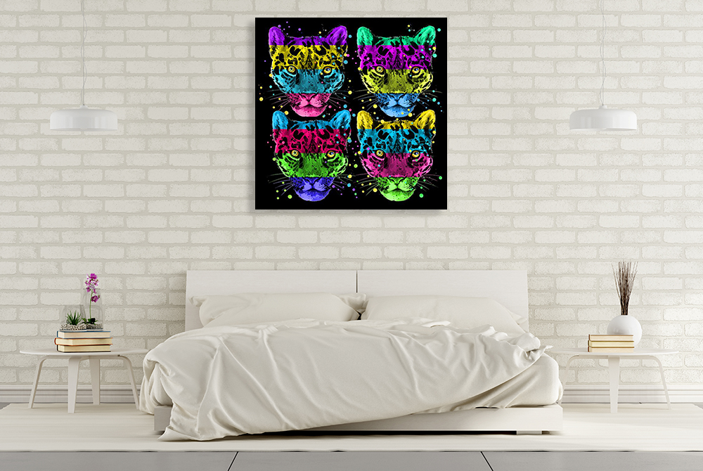 Square Popart Wall Art Print