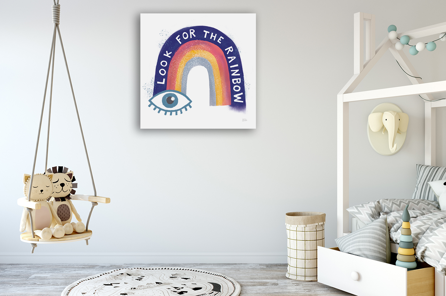 Look For the Rainbow Wall Art Print