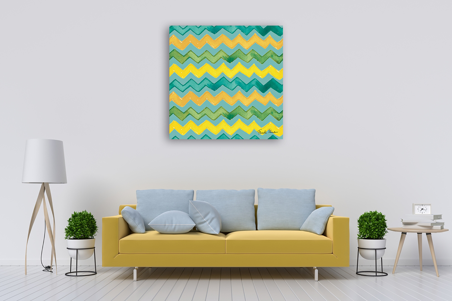 Square Moderm Wall Art Print