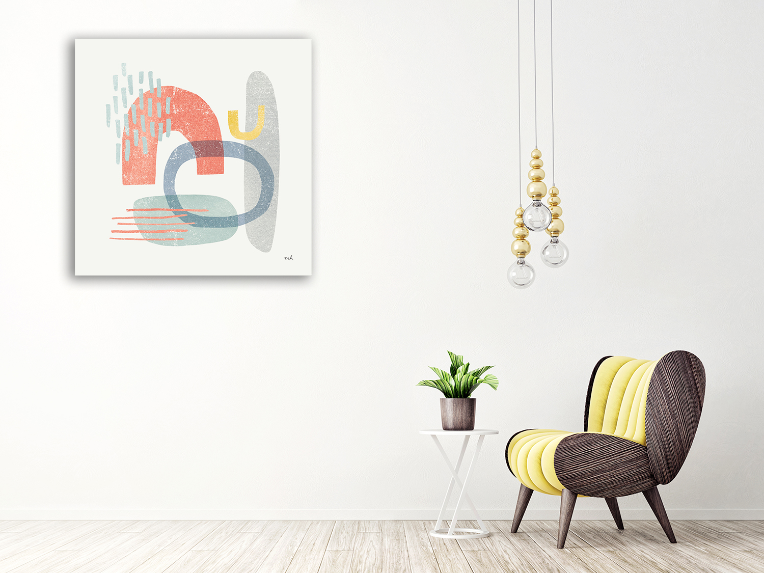 Square Shapeshift Wall Art Print