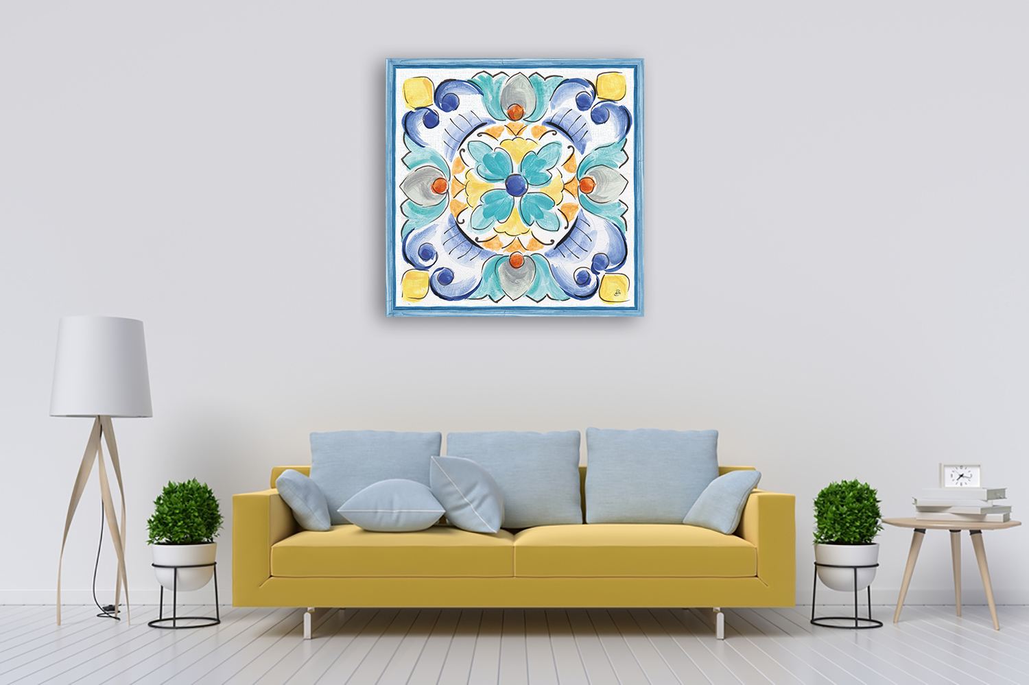 Square Modern Wall Art Print